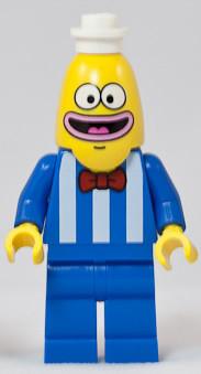 LEGO Minifigure-Bikini Bottom Ice Cream Vendor-SpongeBob SquarePants-BOB029-Creative Brick Builders